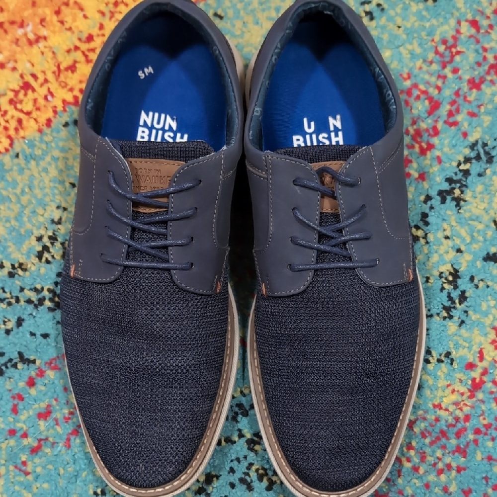 Nunn Bush Men's Navy Casual Shoes
